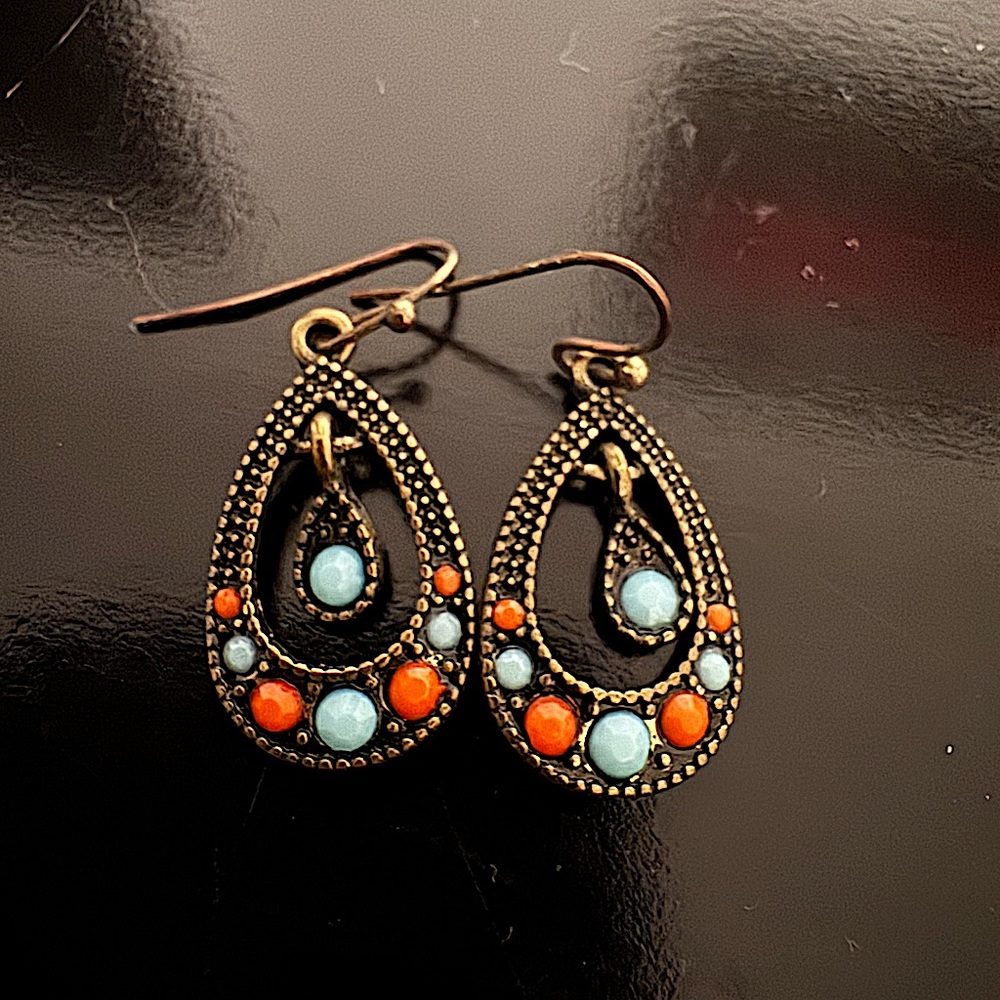 Handmade Boho Teardrop Earrings